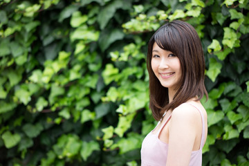 Fototapeta premium 笑顔の女性
