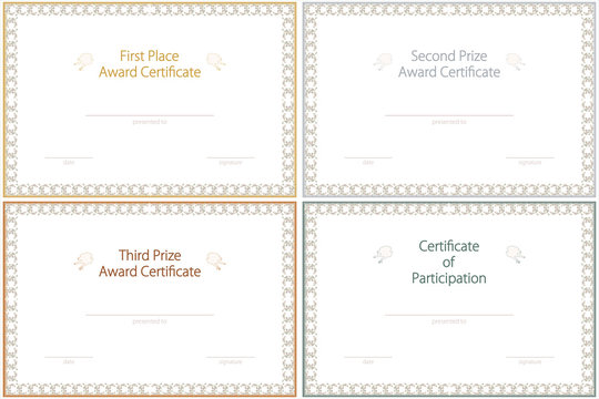 Award Template Set