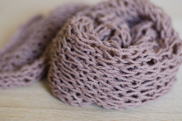 knit from yarn