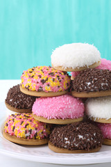 marshmallow biscotti colorati