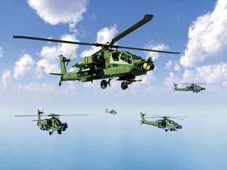 Apache Helicopters