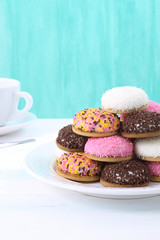marshmallow biscotti colorati