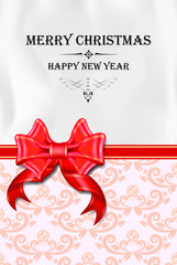 Christmas and New Year greeting card