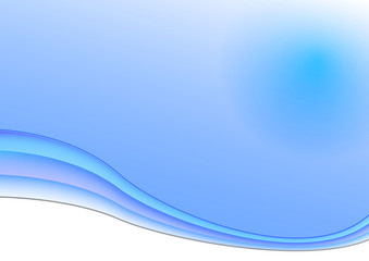 abstract blue background with colorful waves