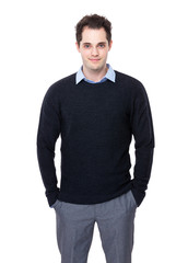 Fototapeta premium Caucasian Businessman