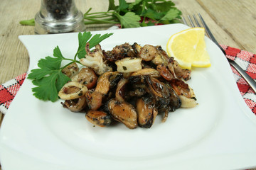 poêlée de fruits de mer