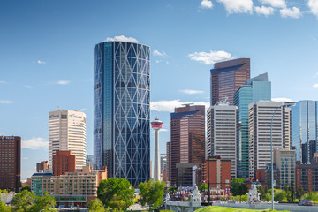 Fototapeta na wymiar Skyline Calgary Canada