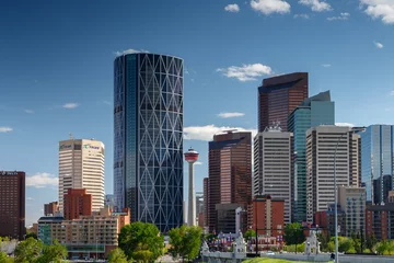 Foto op Canvas Skyline Calgary Canada © Menno Schaefer