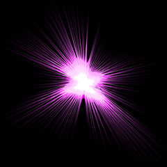 Vector image of light.
