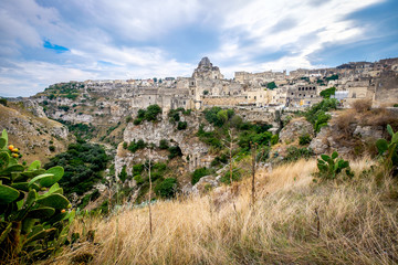 Fototapeta na wymiar Matera, the city of stones