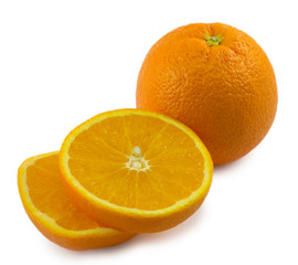 orange isolated on white background