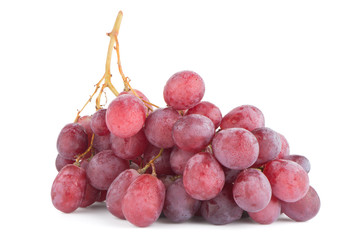Bunch of red grapes