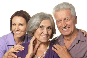 Cute family portrait