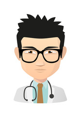 Asian doctor avatar