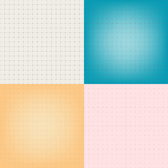 Set technical paper background grid illustration EPS10