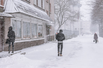 Heavy snowfall