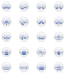 Network Topology Icon Set 