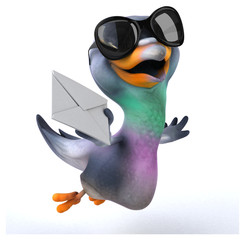 Obraz premium Fun pigeon