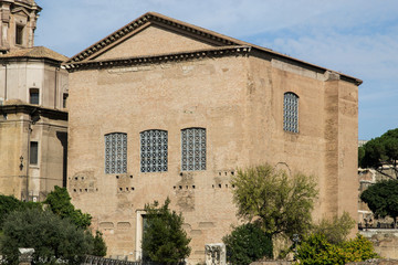Naklejka premium Curia Iulia, Foro Romano - Roma