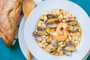 Beans and clams