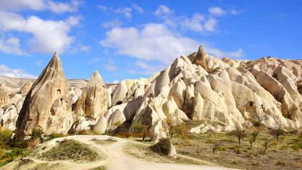 Llimestones in Cappadocia, Turkey