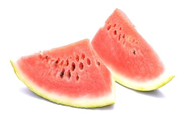 Watermelon on white background