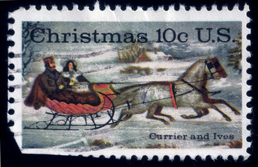Christmas Postage Stamp © marco935