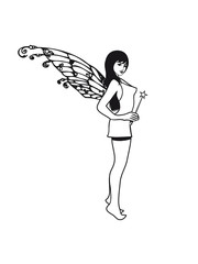 Fee romantik zauberstab Flügel sexy