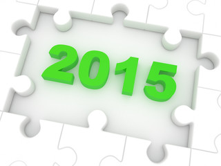 Fototapeta premium Happy New Year 2015.