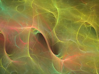 Digital paint from fractal canvas background