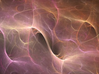 Digital paint from fractal canvas background