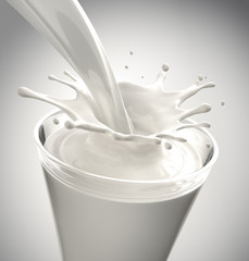 Ein Glas Milch