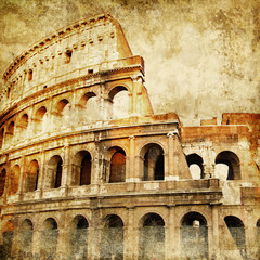 Fototapeta premium Colosseum - great italian landmarks series