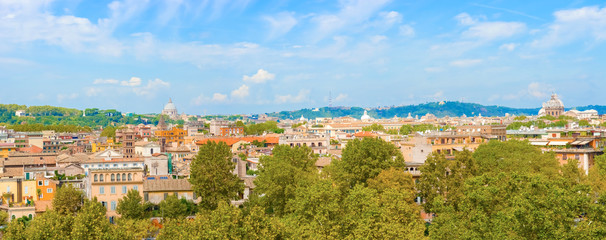 Panorama of Rome, Italy