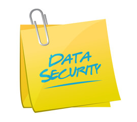 data security post memo illustration
