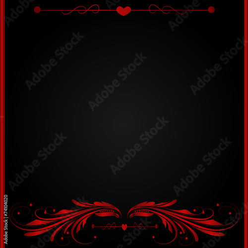 "Black and Red Elegant Background" Stock image and royaltyfree vector