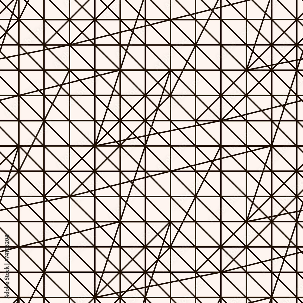 Aufkleber Seamless pattern. Geometric texture