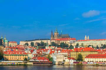 Fototapeta na wymiar Prague Castle and the Little Quarter, Czech Republic