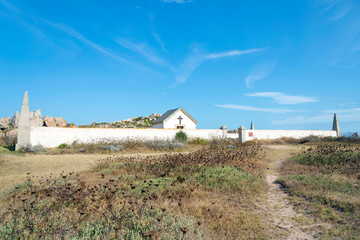 The cemetery of officers at Cala di Ghiunco on the Lavezzi islan