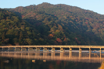 Fototapeta na wymiar 京都　嵐山　渡月橋