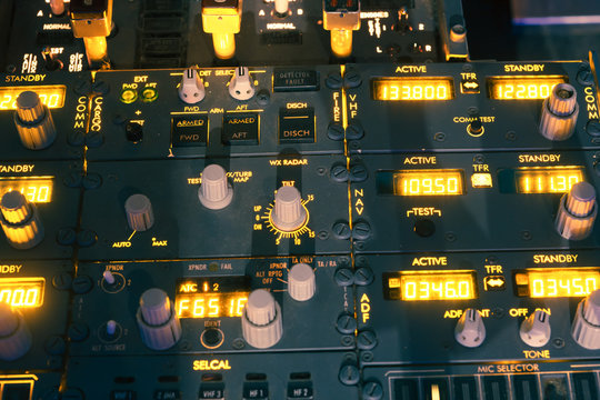dashboard of an aircraft