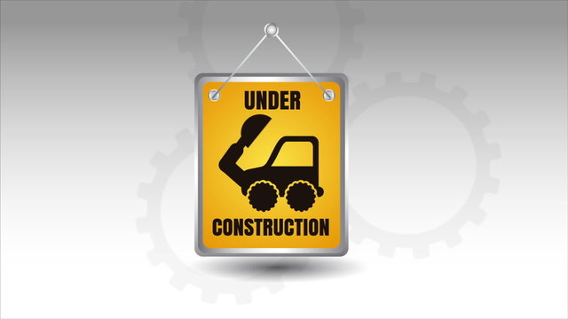 Under construction Video Animation, HD 1080
