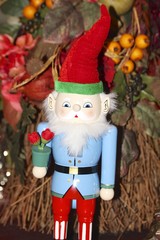 Nutcracker elf figure - holiday season