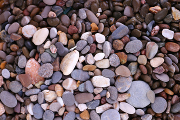 Sea stones as background