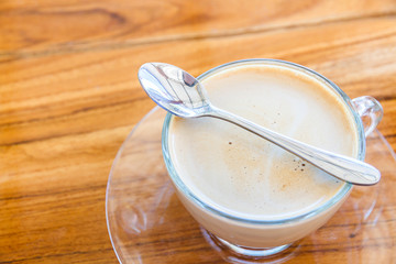 Coffee in glass