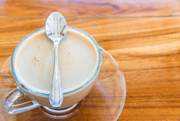 Coffee in glass