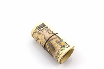 Japanese Yen banknotes.