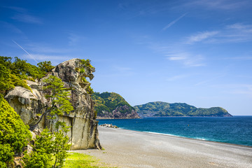 Fototapeta premium Lion Crag in Kumano, Japan