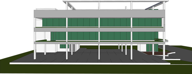 sketch design of buiding,vector 