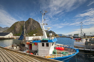 Norwegia, tradycyjny kuter do połowu ryb